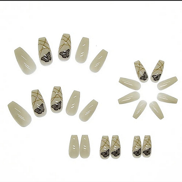 Nail Art Nail Patch Removable Medium Length Fake Nails - Picture 5 of 6